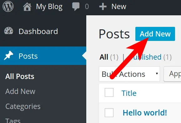 How to Create a Post wordpress